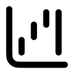 Chart Waterfall SVG Icon